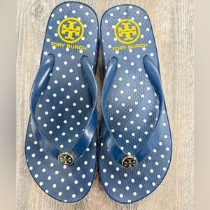 TORY BURCH Wedge Flip Flops